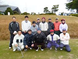 第1回 西風会ゴルフコンペの集合写真